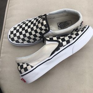 SOLD Slip on checkerboard Vans